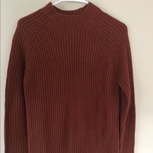 Forever 21 mock rust colored turtleneck sweater